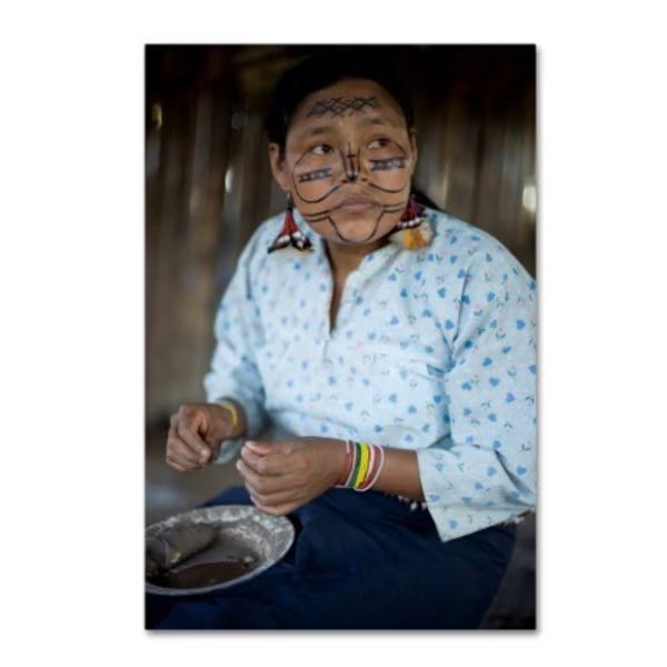 Robert Harding Picture Library 'Woman Sitting' Canvas Art, 16x24, Trademark Fine Art, Mfr#: ALI19354-C1624GG